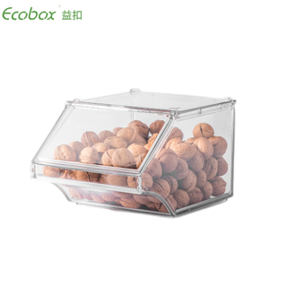 سلة المهملات القابلة للتكديس من Ecobox SS-02 في السوبر ماركت للأطعمة السائبة والحلوى